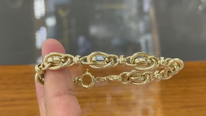 14 Ayar Altın Trend Bileklik - bende