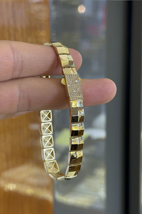 14 Ayar Altın Trend Bileklik - bende