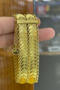 14 Ayar Altın Tuğralı Bileklik - bende