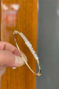 14 Ayar Altın Yarım Tur Baget Kelepçe - bende