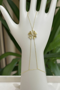 14 Ayar Altın Yonca Şahmeran - bende