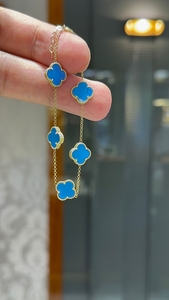 14 Ayar Altın Yoncalı Bileklik - bende