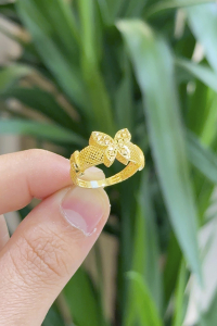 14 Ayar Altın Kelebek Yüzük - bende