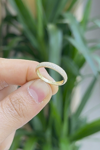 14 Ayar Altın Yarımtur Yüzük - bende