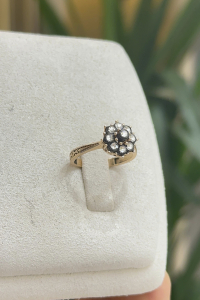 14 Ayar Altın Gül Yüzük - bende