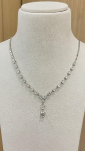 1.59 Karat Baget Pırlanta Kolye - VL03438 - KOÇAK DIAMOND