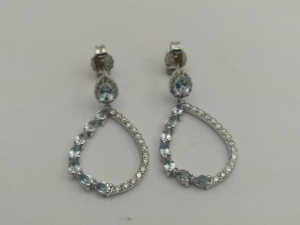 1.97 Karat Renkli Taşlı Pırlanta Küpe - RK05059 - KOÇAK DIAMOND