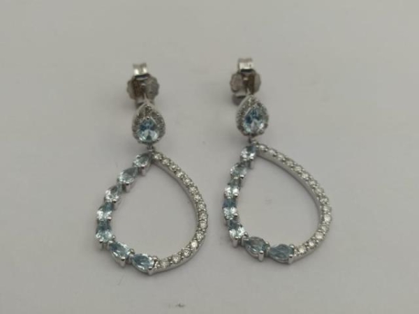 1.97 Karat Renkli Taşlı Pırlanta Küpe - RK05059 - 1