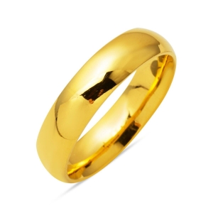 22 Ayar Altın 5 mm Sade Alyans - bende