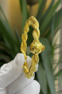 22 Ayar Altın Burgu Kelepçe - bende