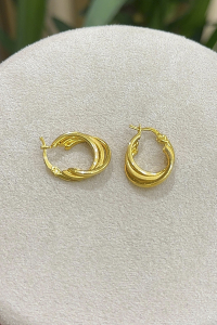 22 Ayar Altın Halka Küpe - bende