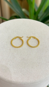 22 Ayar Altın Halka Küpe - bende