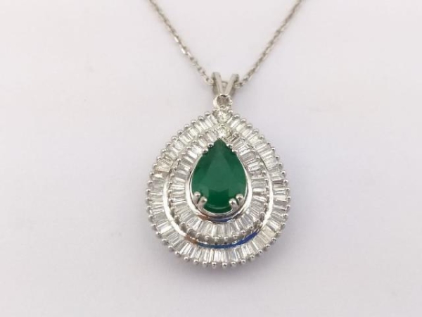 2.35 Karat Renkli Taşlı Pırlanta Kolye - VL03233 - 1