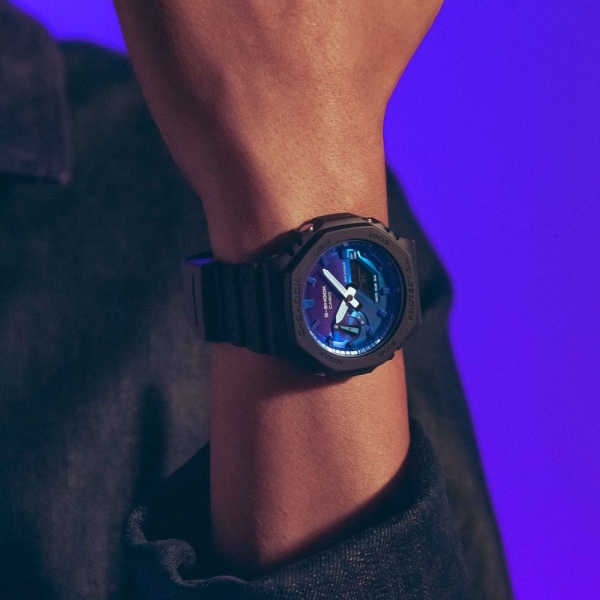 CASIO GA-2100FL-1ADR Erkek Kol Saati - 4