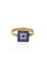 14 Ayar Altın Gözlü Çocuk Yüzüği - bende