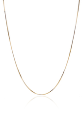 14 Ayar Altın İnce Küp Zincir - 2