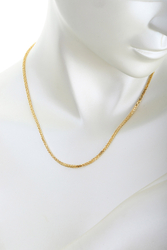 14 Ayar Altın İpek Zincir - 3