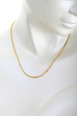 14 Ayar Altın İpek Zincir - 3