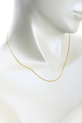 14 Ayar Altın İnce İpek Zincir - 3