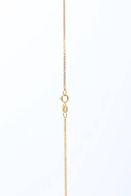 14 Ayar Altın İnce İpek Zincir - 1