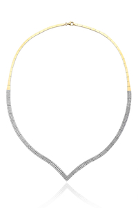 14 Ayar Altın Üç Sıralı Su Yolu Gerdanlık - bende